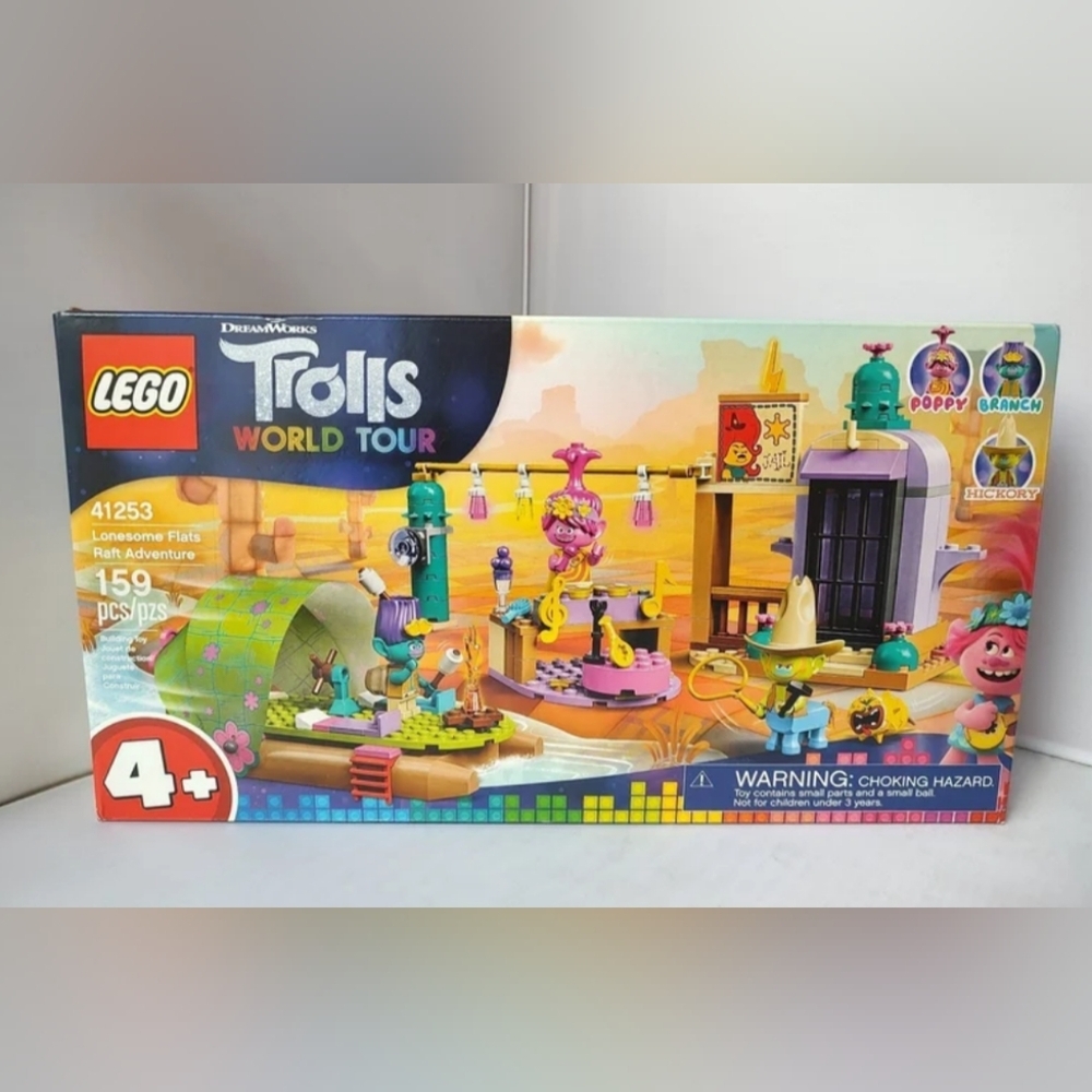 Lego 41253 DreamWorks Trolls World Tour Lonesome Flats Raft Adventure NWT